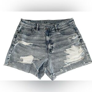 American Eagle Cross Over Jean Shorts